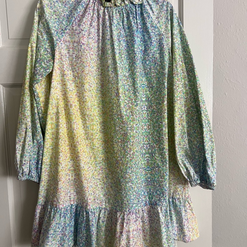 Cynthia Rowley Multicolor Floral Long Sleeve Dress